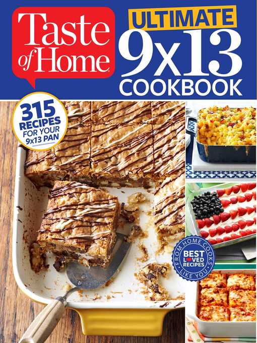 Title details for Taste of Home Ultimate  9 x 13 Cookbook by Editors at Taste of Home - Wait list